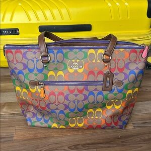 Coach Pride Collection Signature Tote Bag